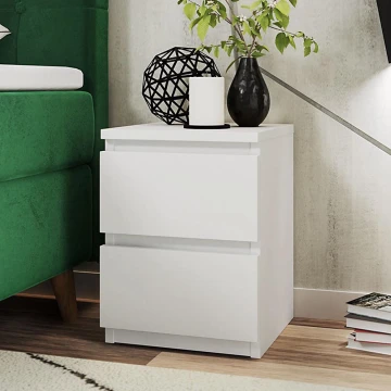 Nightstand MALWA 40x40 cm matte white