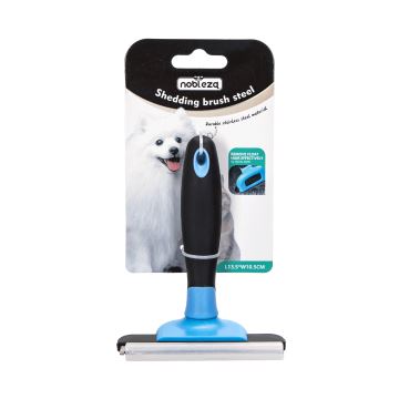 Nobleza - Brush for dogs and cats blue 10,5 cm