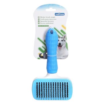 Nobleza - Brush for dogs and cats blue 10,5 cm