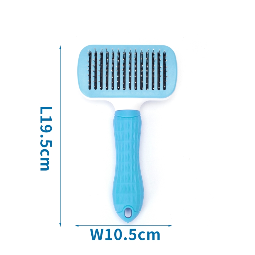 Nobleza - Brush for dogs and cats blue 10,5 cm