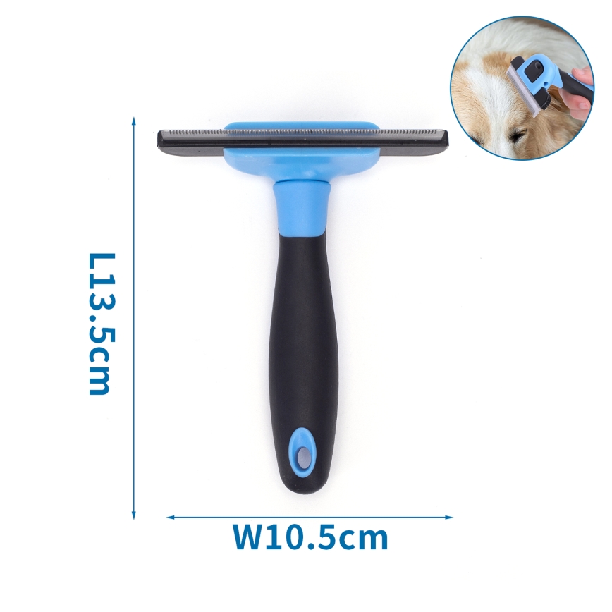 Nobleza - Brush for dogs and cats blue 10,5 cm