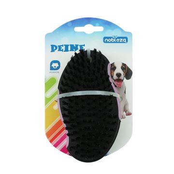 Nobleza - Brush for dogs purple 12,5 cm