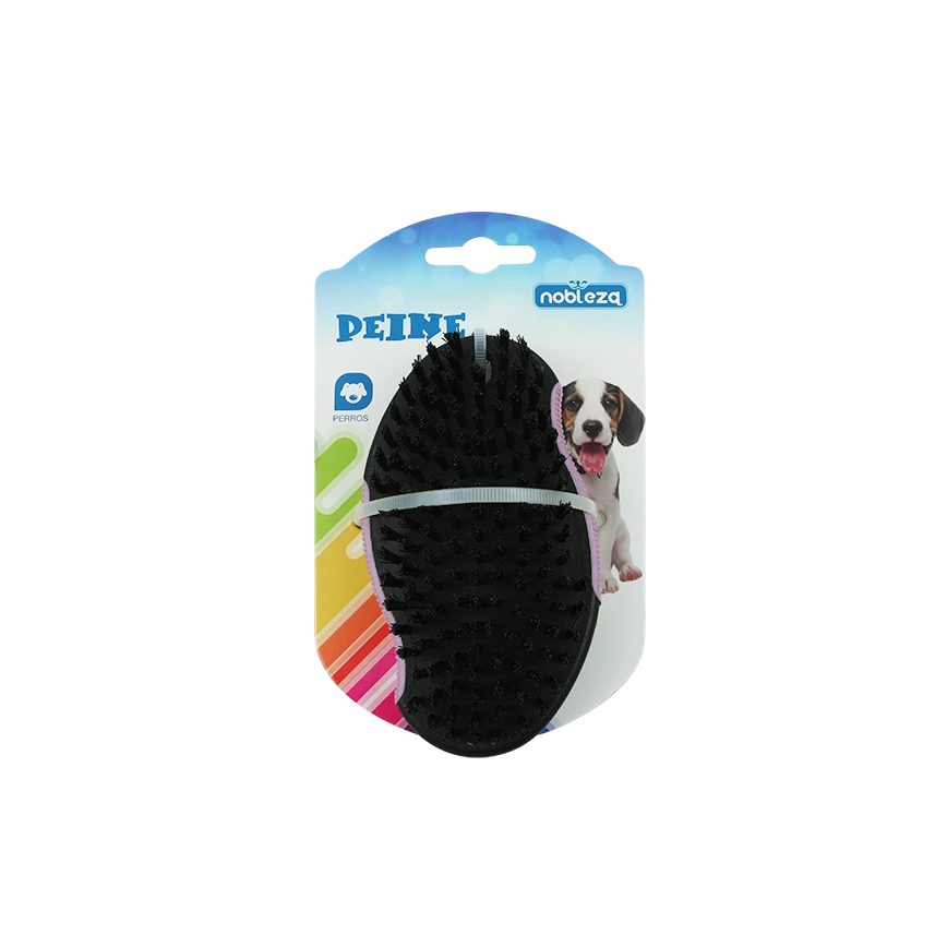 Nobleza - Brush for dogs purple 12,5 cm