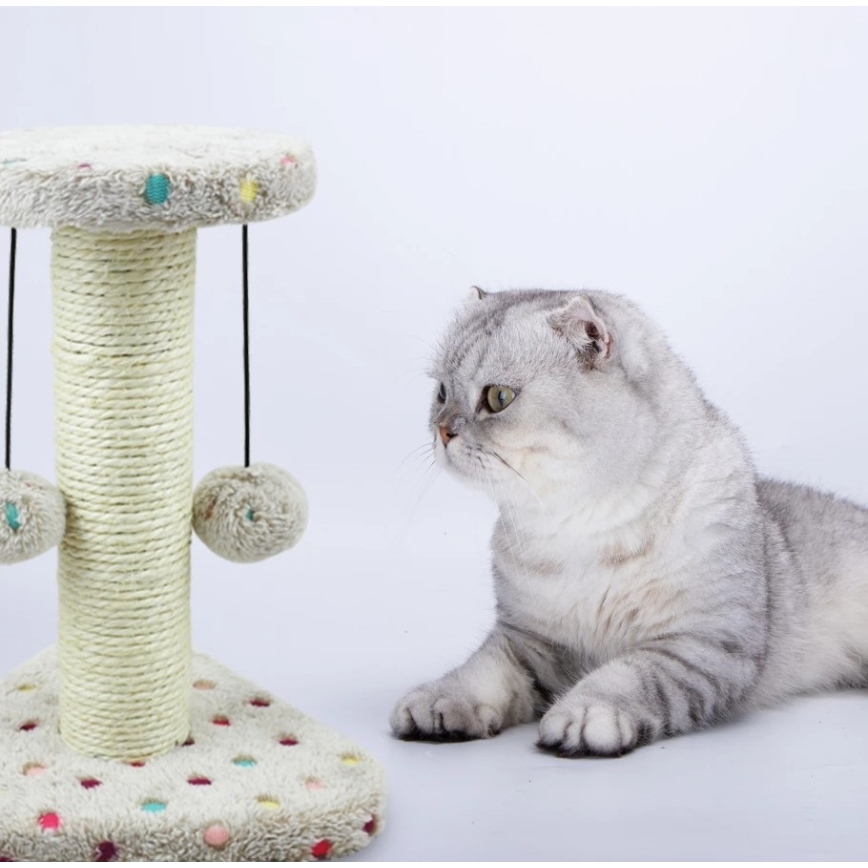 Nobleza - Cat scratcher 28x20x22 cm beige