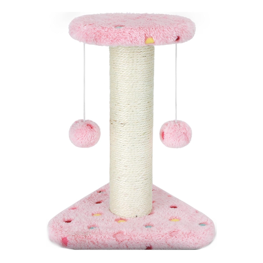 Nobleza - Cat scratcher 28x20x22cm pink