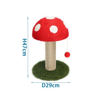 Nobleza - Cat scratcher 47x29 cm mushroom