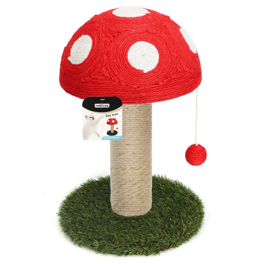 Nobleza - Cat scratcher 47x29cm mushroom