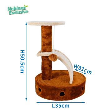 Nobleza - Cat scratcher 50,5x35x31cm brown