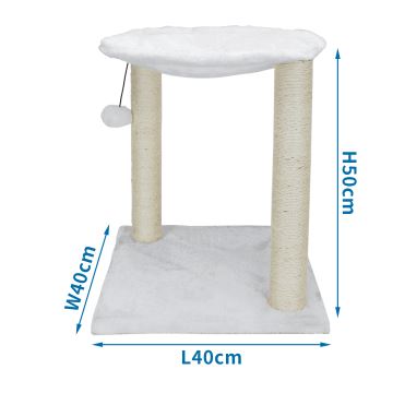 Nobleza - Cat scratcher 50x40x40cm white