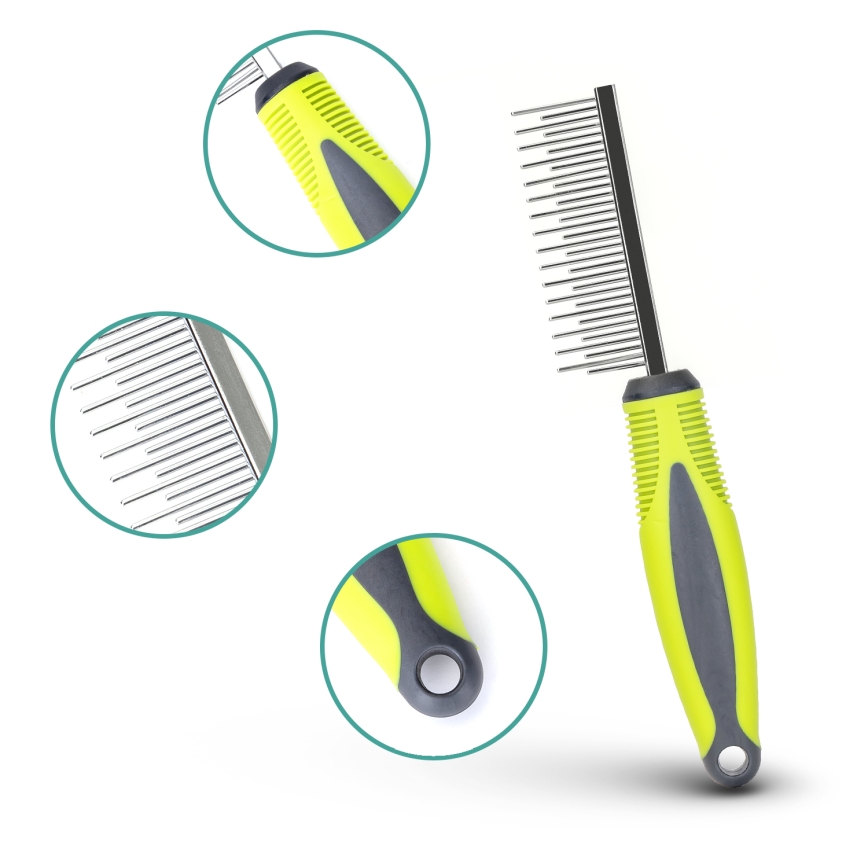 Nobleza - Comb for dogs and cats green