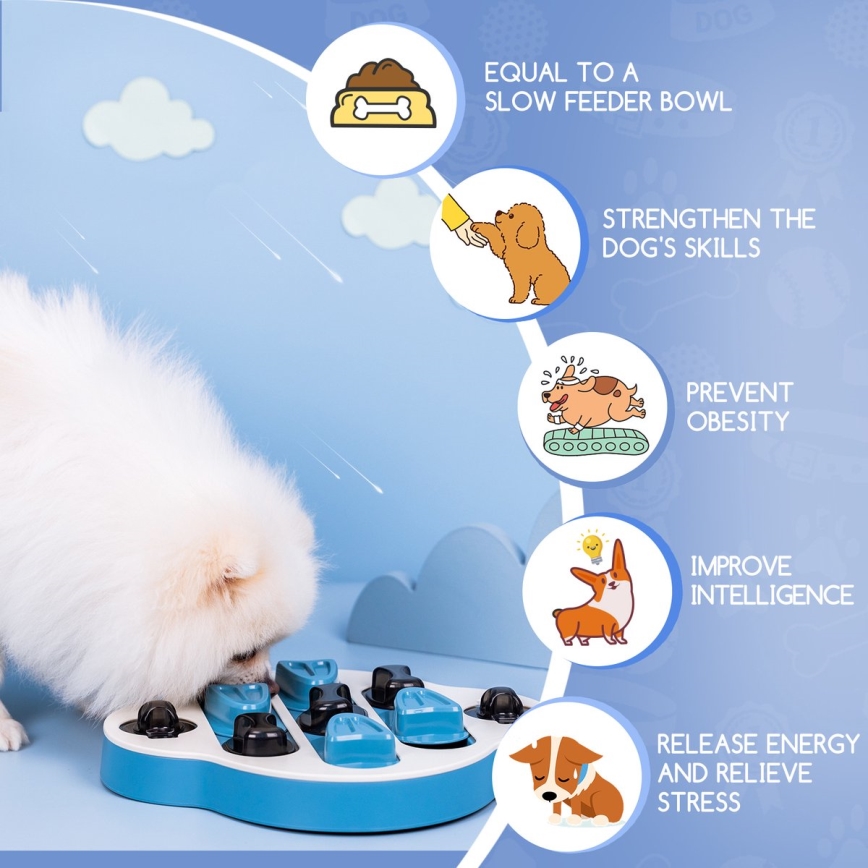 Nobleza - Interactive toy for dogs blue