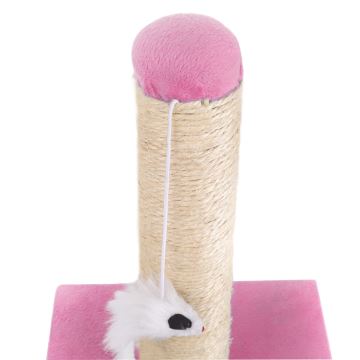 Nobleza - Scratcher for cats pink/beige