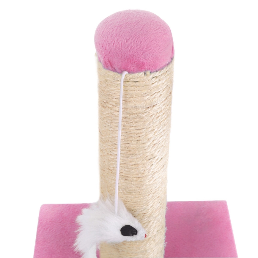 Nobleza - Scratcher for cats pink/beige