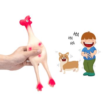 Nobleza - Squeaky dog toy chicken