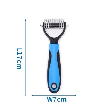 Nobleza - Trimming comb for dogs and cats blue 7 cm