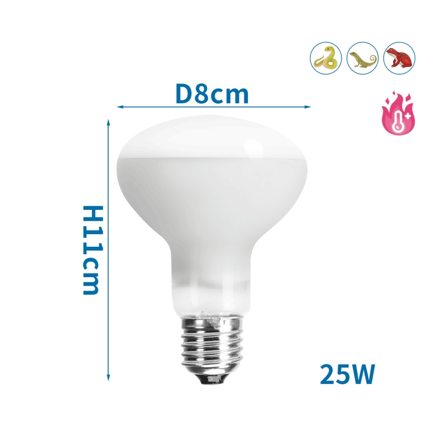 Nobleza - UVA Bulb for terrariums E27/25W/230V IP54