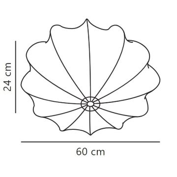 Nordlux - Ceiling light AERON 3xE27/25W/230V d. 60 cm