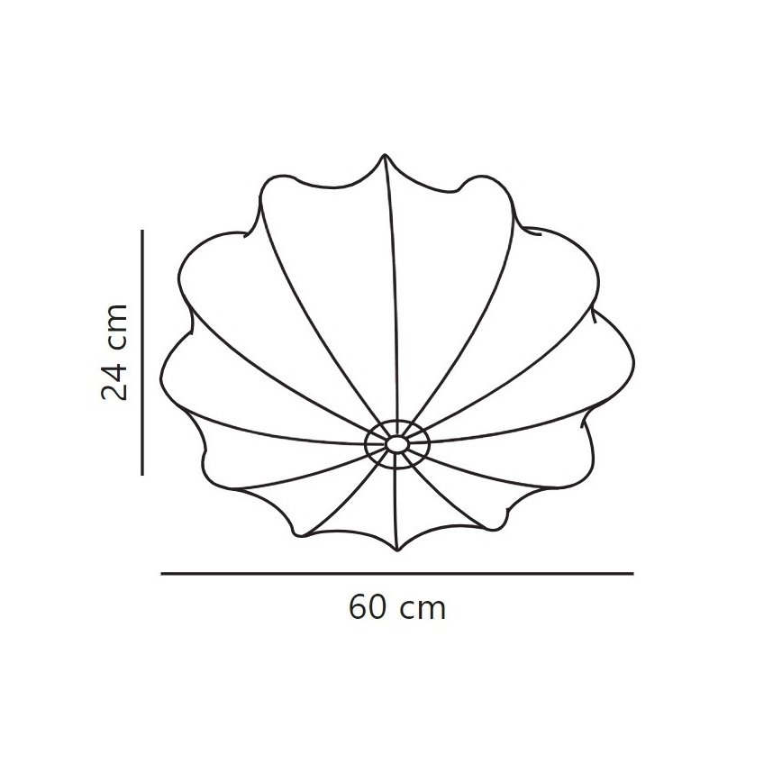 Nordlux - Ceiling light AERON 3xE27/25W/230V d. 60 cm