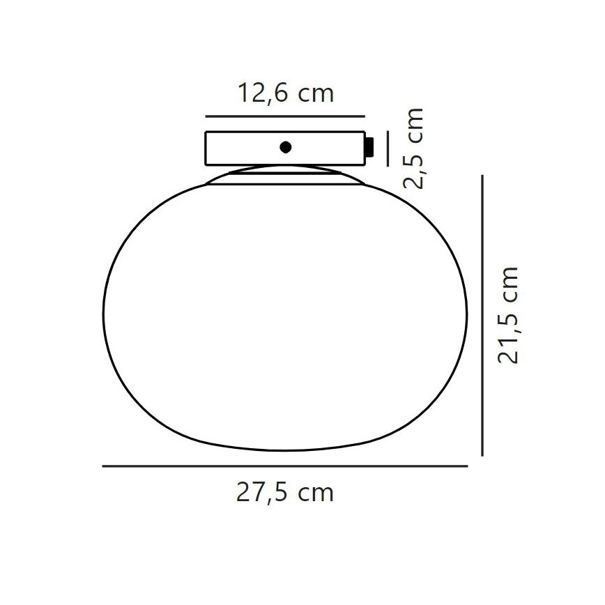 Nordlux - Ceiling light ALTON 1xE27/25W/230V