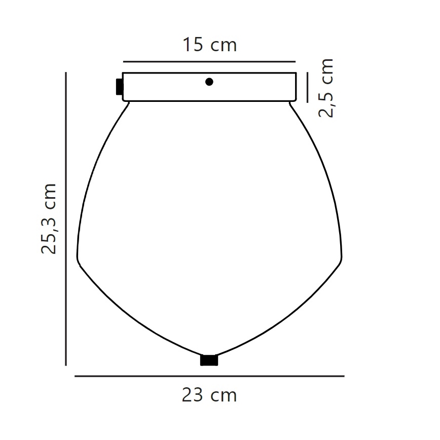 Nordlux - Ceiling light ORBIFORM 1xE27/40W/230V gold