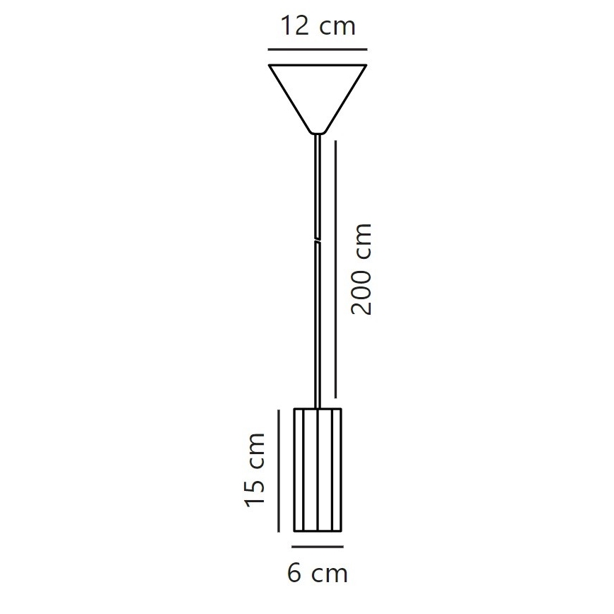 Nordlux - Chandelier on a string ALANIS 1xGU10/15W/230V