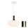 Nordlux - Chandelier on a string ALTON 1xE27/60W/230V white/black/brass