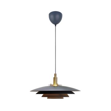 Nordlux - Chandelier on a string BRETAGNE 1xG9/25W/230V anthracite