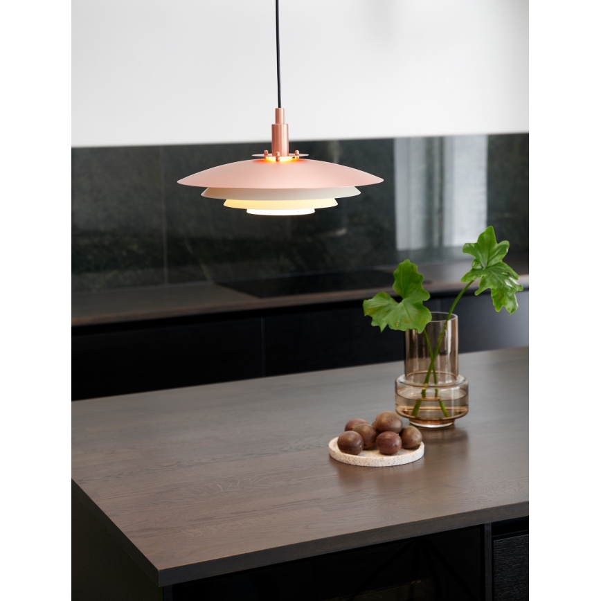 Nordlux - Chandelier on a string BRETAGNE 1xG9/25W/230V Rose gold