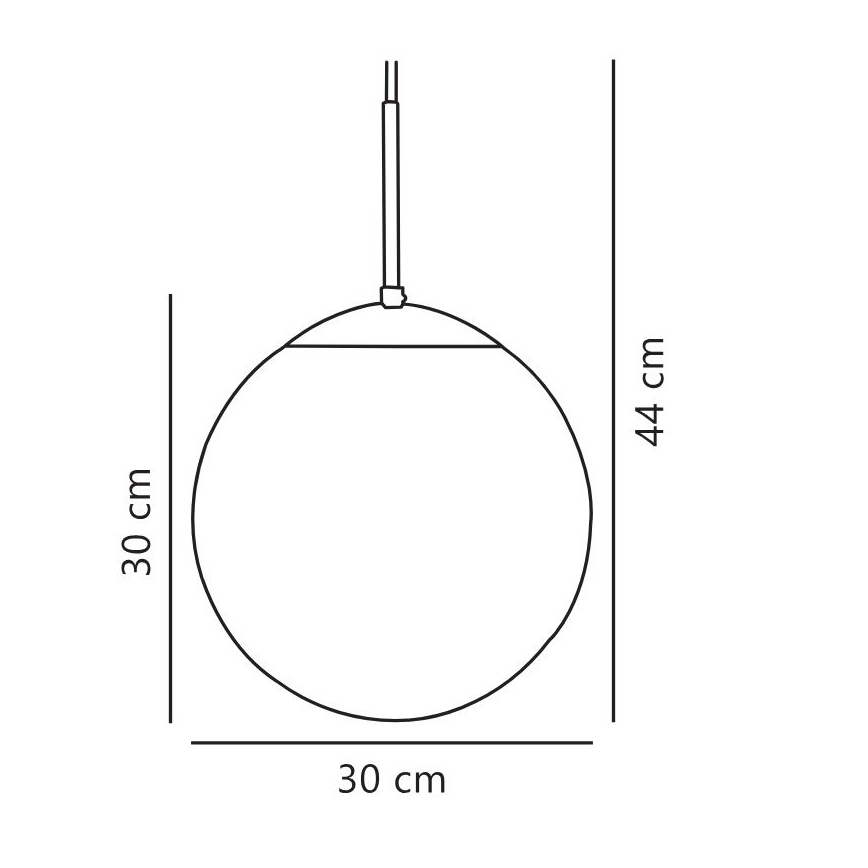 Nordlux - Chandelier on a string CAFE 1xE27/25W/230V d. 30 cm