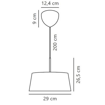 Nordlux - Chandelier on a string CLASI 3xE14/10W/230V d. 29 cm