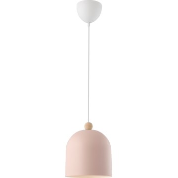 Nordlux - Chandelier on a string GASTON 1xE27/40W/230V pink/white