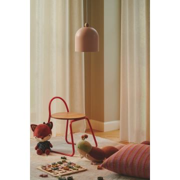 Nordlux - Chandelier on a string GASTON 1xE27/40W/230V pink/white