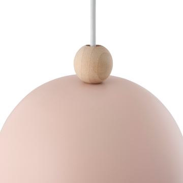 Nordlux - Chandelier on a string GASTON 1xE27/40W/230V pink/white