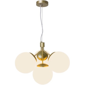 Nordlux - Chandelier on a string IVONA 4xE27/28W/230V gold