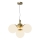 Nordlux - Chandelier on a string IVONA 4xE27/28W/230V gold