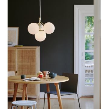 Nordlux - Chandelier on a string IVONA 4xE27/28W/230V gold