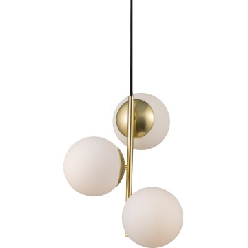 Nordlux - Chandelier on a string LILLY 3xE14/40W/230V gold