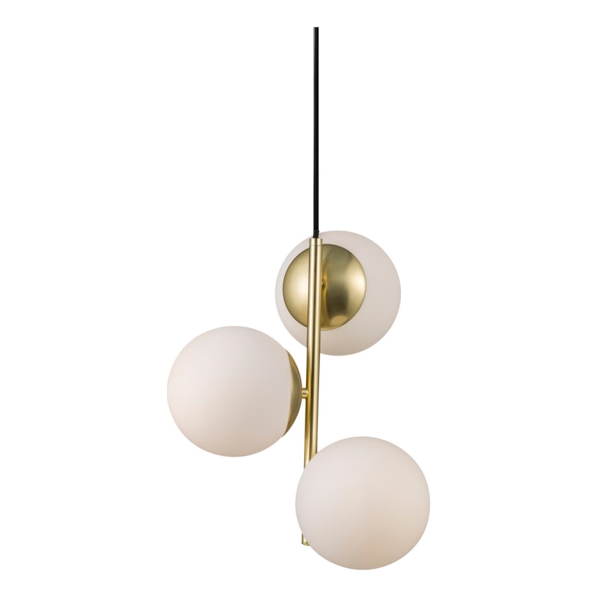 Nordlux - Chandelier on a string LILLY 3xE14/40W/230V gold