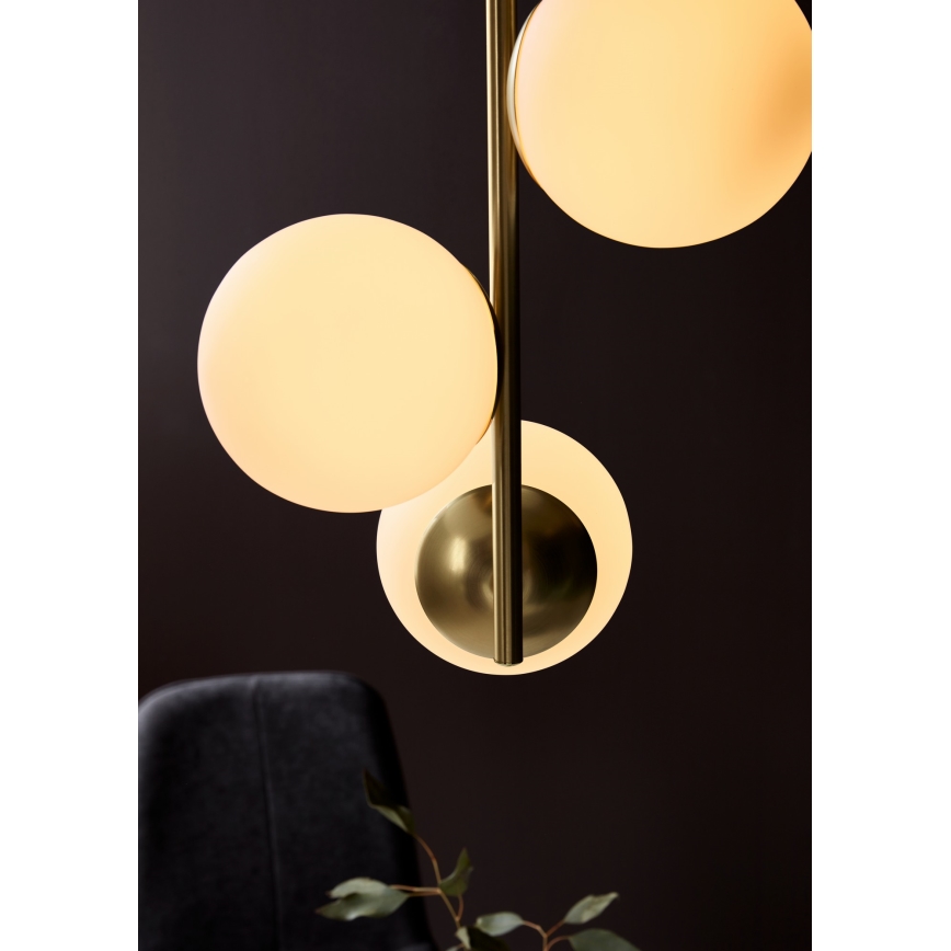 Nordlux - Chandelier on a string LILLY 3xE14/40W/230V gold