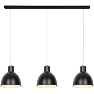 Nordlux - Chandelier on a string POP 3xE27/40W/230V black/gold