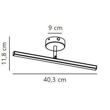 Nordlux - LED Bathroom mirror lighting IP LED/6,2W/230V IP44 40 cm white