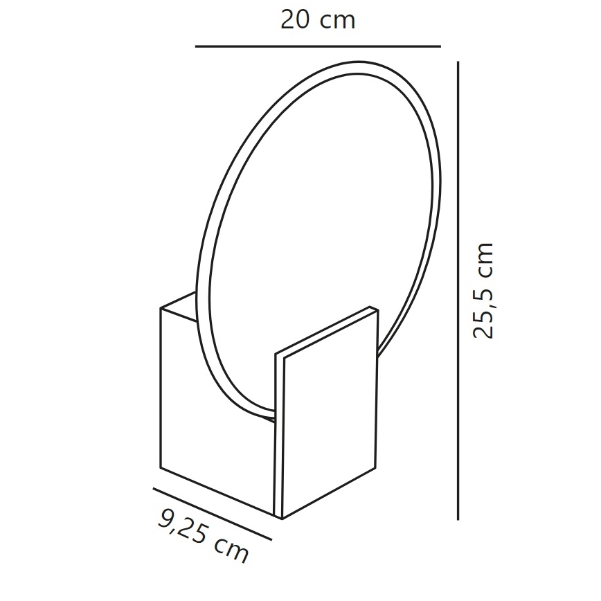 Nordlux - LED Dimmable bathroom wall light HESTER LED/9,5W/230V IP44 white