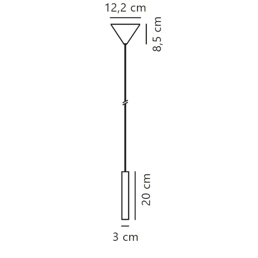 Nordlux - LED Dimmable chandelier on a string OMARI LED/4,4W/230V white