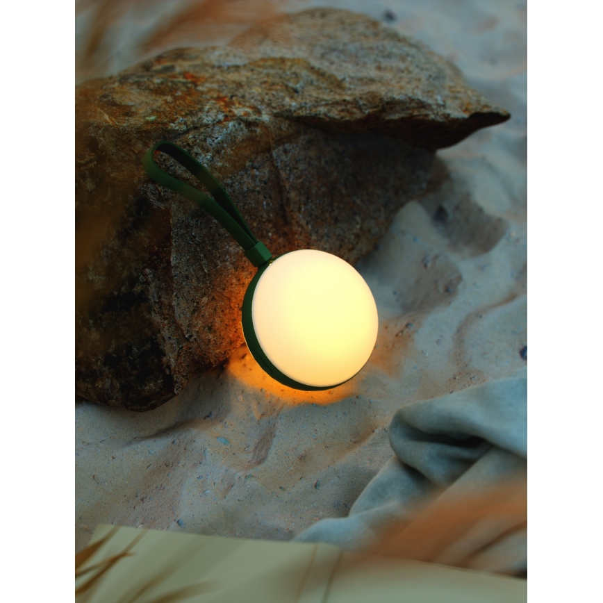 Nordlux - LED Dimmable outdoor portable light BRING TO-GO LED/1W/3,7V IP54 green