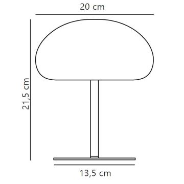 Nordlux - LED Dimmable outdoor table lamp SPONGE LED/4,8W/3,7V IP65