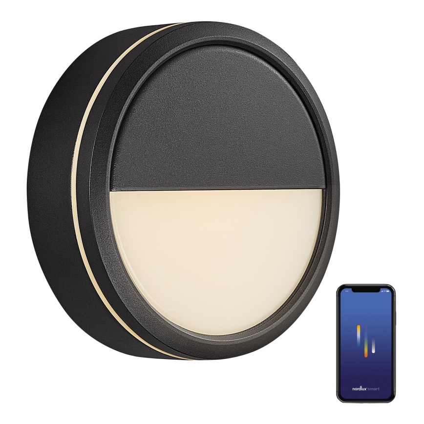 Nordlux - LED Dimmable outdoor wall light AVA SMART LED/9,5W/230V 2700K IP54 black