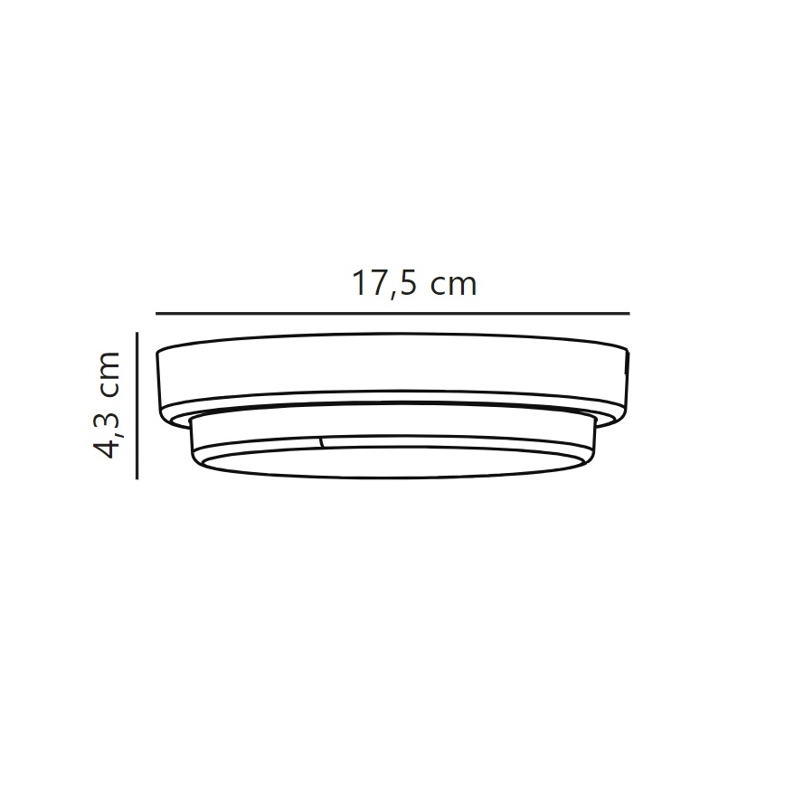 Nordlux - LED Outdoor wall light CUBA LED/6,5W/230V IP54 d. 17,5 cm black