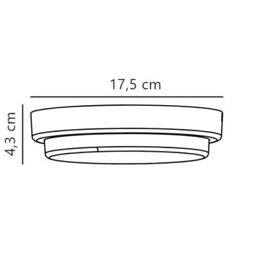 Nordlux - LED Outdoor wall light CUBA LED/6,5W/230V IP54 d. 17,5 cm white