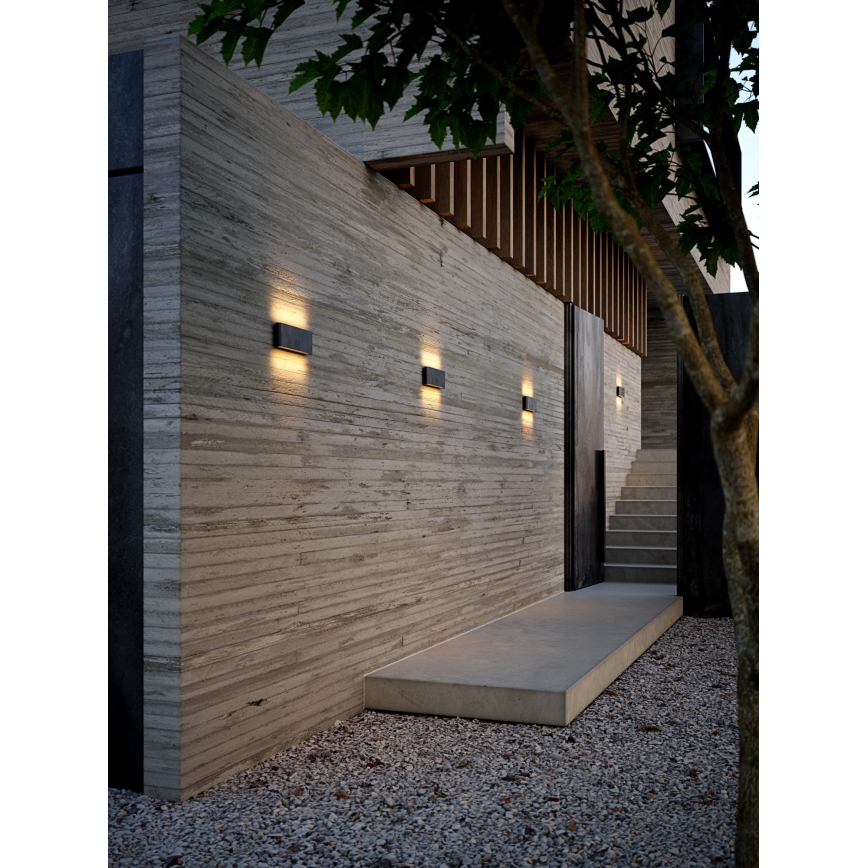 Nordlux - LED Outdoor wall light KINVER LED/10W/230V IP54 black