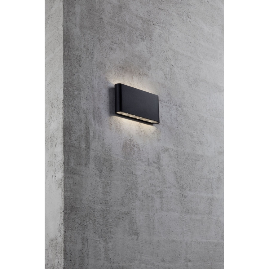 Nordlux - LED Outdoor wall light KINVER LED/8,5W/230V IP54 black